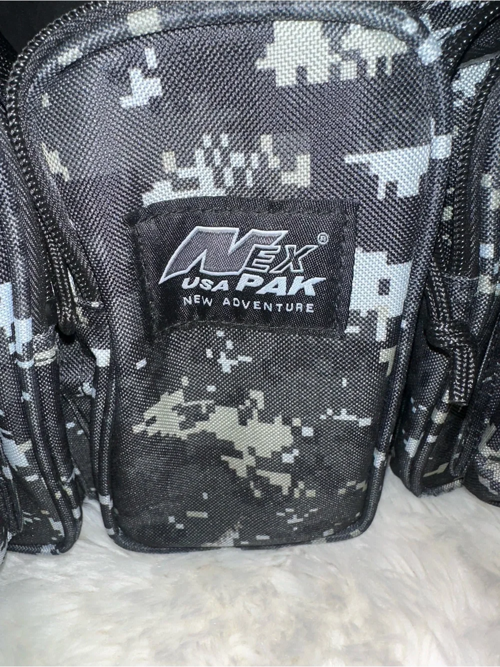 Navy Digital Camo Utility Duffel Bag -